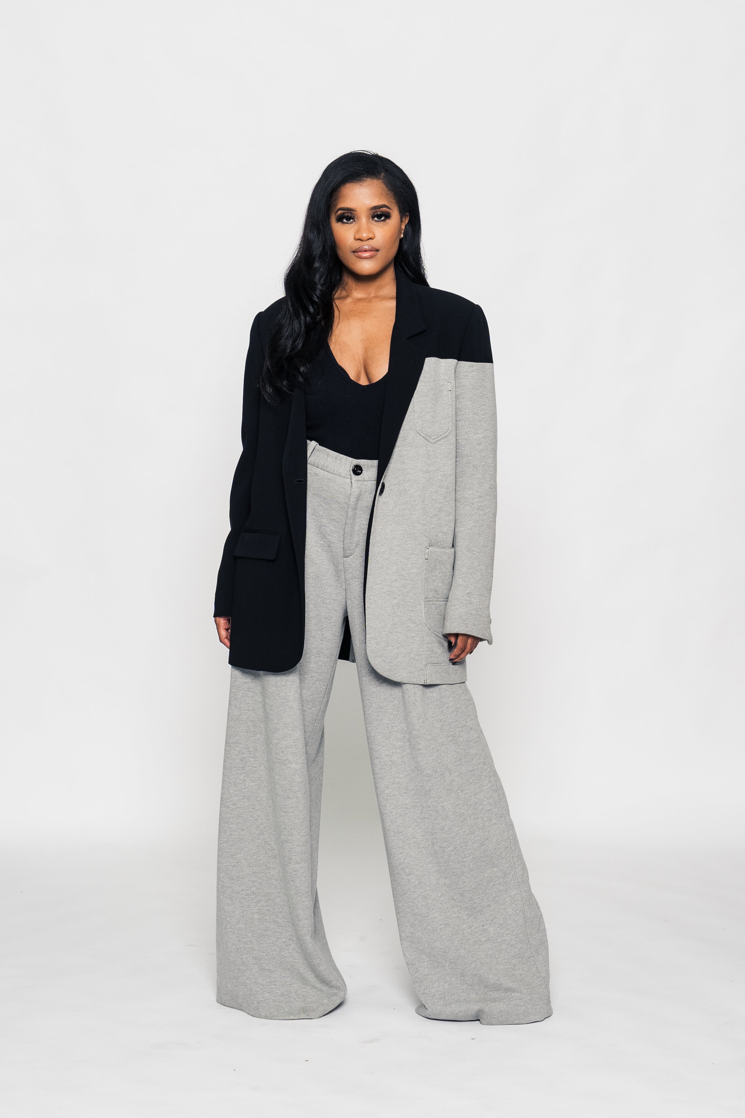 FRE•QUEN•CY Magnitude Signature Wide Leg Trousers