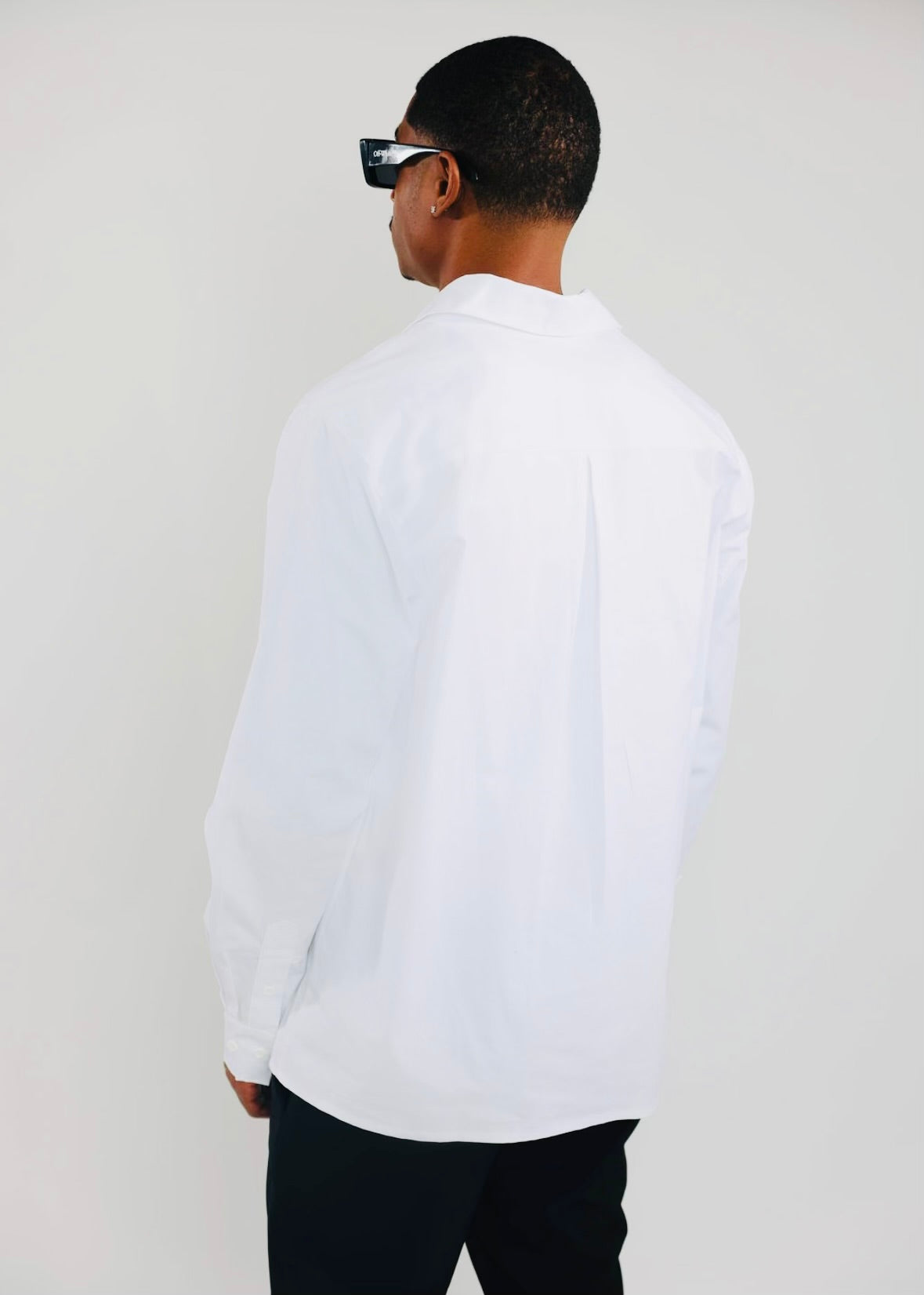 FRE•QUEN•CY Asymmetrical Button-Up Shirt